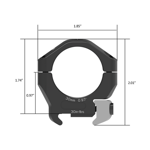 Arken HALO Ti Titanium Scope Rings Arken HALO Ti Titanium Scope Rings