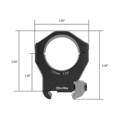Arken HALO Ti Titanium Scope Rings Arken HALO Ti Titanium Scope Rings