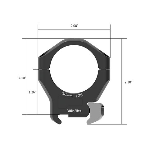 Arken HALO Ti Titanium Scope Rings Arken HALO Ti Titanium Scope Rings