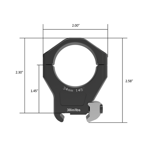 Arken HALO Ti Titanium Scope Rings Arken HALO Ti Titanium Scope Rings