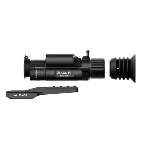 ZHD312R-V2 - ZULUS HD V2 3-12X Digital Night Vision Scope with Laser Rangefinder and Ballistic Calculator ZHD312R-V2 - ZULUS HD V2 3-12X Digital Night Vision Scope with Laser Rangefinder and Ballistic Calculator