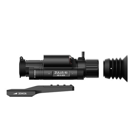 ZHD520R-V2 - ZULUS HD V2 5-20X Digital Night Vision Scope with Laser Rangefinder and Ballistic Calculator ZHD520R-V2 - ZULUS HD V2 5-20X Digital Night Vision Scope with Laser Rangefinder and Ballistic Calculator