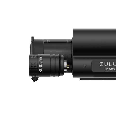 ZHD312R - ZULUS HD 3-12X Digital Night Vision Scope with Laser Rangefinder